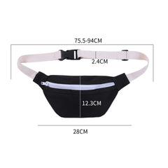 Sequins Fanny Pack Crossbody Chest Bag Hip Bum Belt Bag Sport Purse