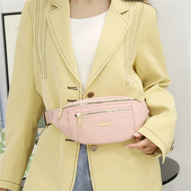Fashionable Waist Bag for Women Men, Travel Shoulder Purse Belt Bags