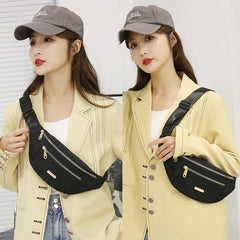 Waist Bag Women Men Belt Pouch Female Banana Bag Travel Shoulder Purse