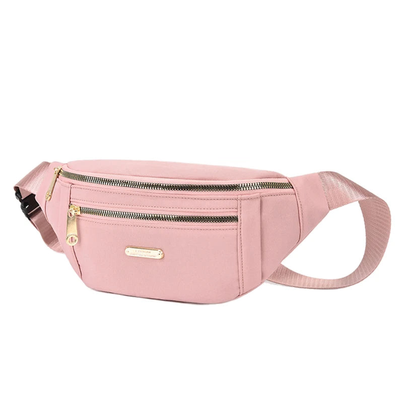 Waist Bag Women Men Belt Pouch Female Banana Bag Travel Shoulder Purse