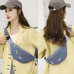 Waist Bag Women Men Belt Pouch Female Banana Bag Travel Shoulder Purse