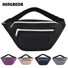 Women`s Waist Bag Men Hip Bum Pocket for Travel, Party, Running