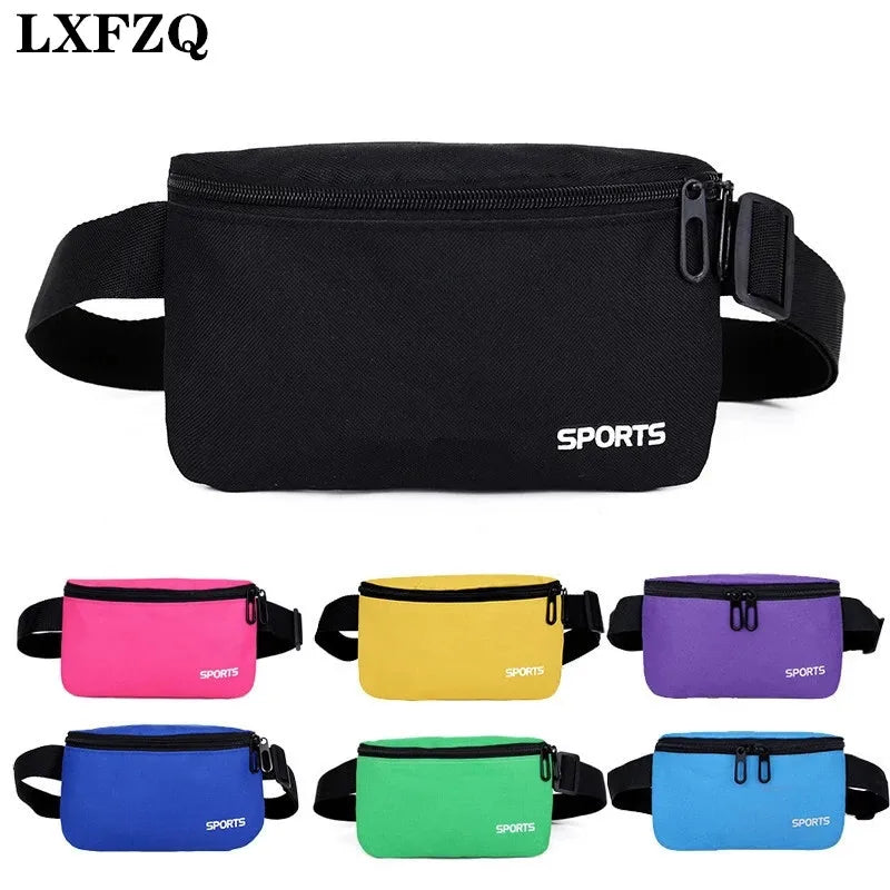 Fanny Pack 11 Colors Unisex Waist Bag Pink Hip Pouch Zipper Bum Bag