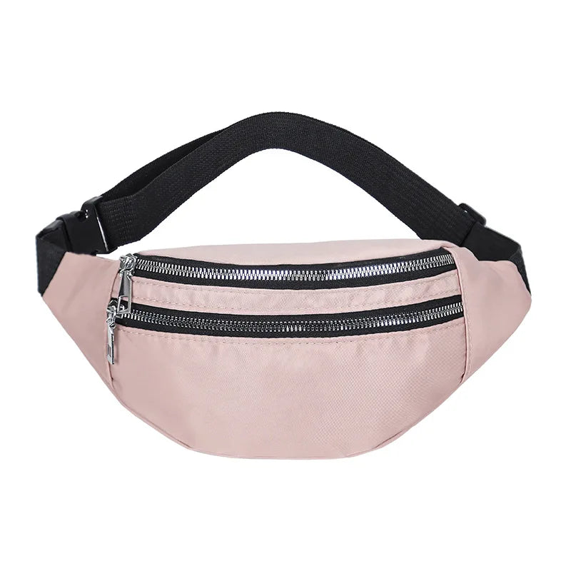 Nylon Waist Bags Casual Chest Bags Unisex Hip Bum Bag