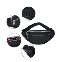Nylon Waist Bags Casual Chest Bags Unisex Hip Bum Bag