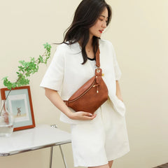 Women's Shoulder Bag Crossbody Fanny Pack Waist Purse with Chain Strap