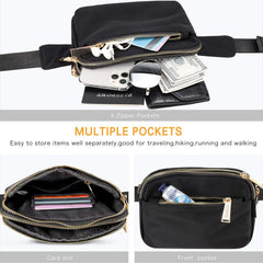 Adjustable Belt Bag for Outdoors Traveling Workout