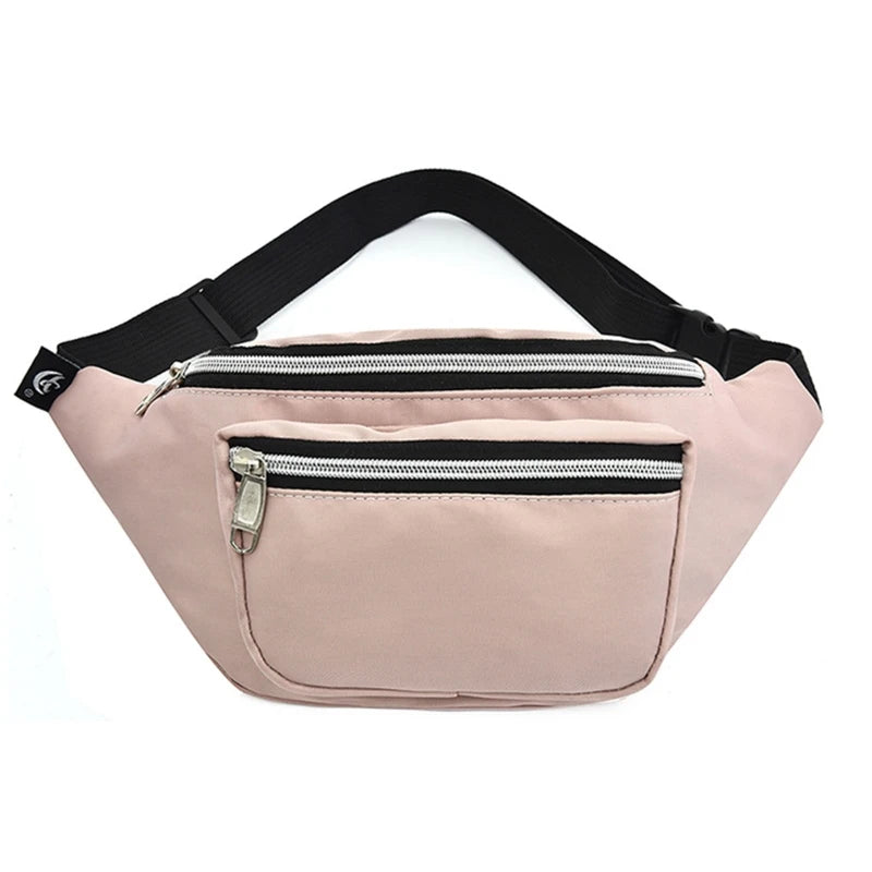 Nylon Fanny Pack Waist Bag Travel Sling Running Bags
