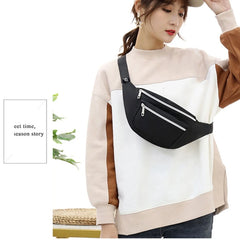 Nylon Waist Bag Travel Sling Bags Running Zipper Phone Pouch