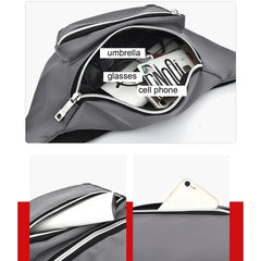 Nylon Waist Bag Travel Sling Bags Running Zipper Phone Pouch