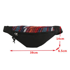 Canvas Crossbody Chest pack Handbag Hip hop Phone pack Shoulder Waist Bag