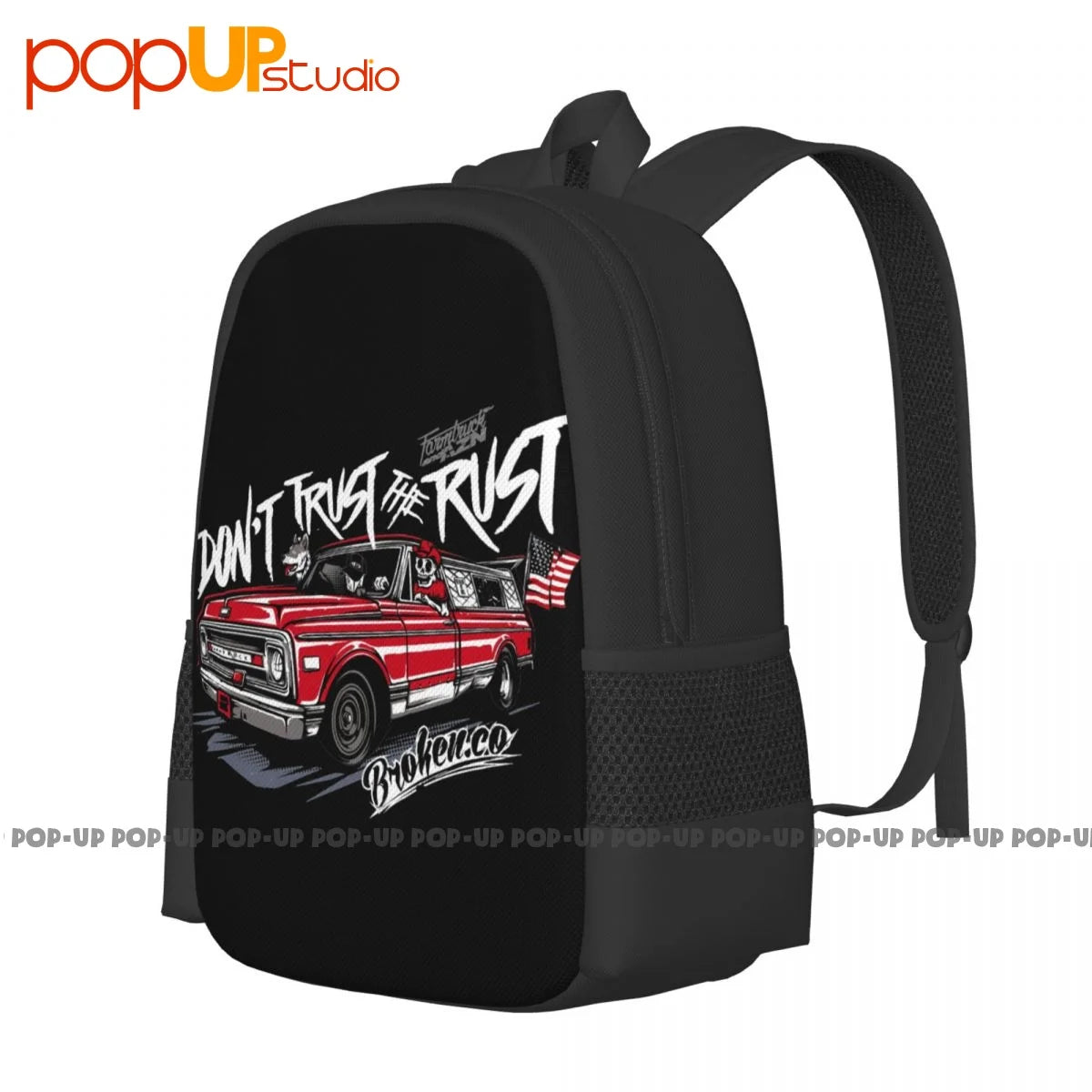 Farmtruck And Azn-Street Outlaws Backpack Large Capacity Gym School Sport Bag