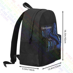 Farscape And Bald Large Capacity Backpack Travel Art Print Gym Tote Bag