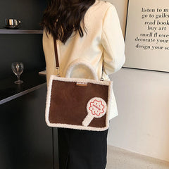 Suede Handbag Women Shoulder Crossbody Bags Fringe Tote Messenger Bags
