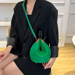 Round Handle Crossbody Bag for Women, Fashin Totes Handbag with Shoulder Strap