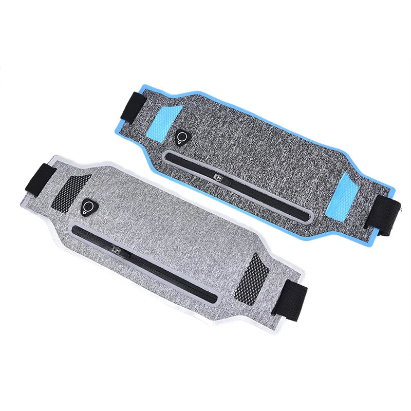 Slim Waist Bag Running Sports Waist Bag Travel Belly Waist Money Belt