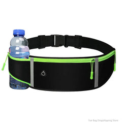 Running Waist Bag Waterproof Gym Bag Safty Reflective Tape Cycling Phone Case