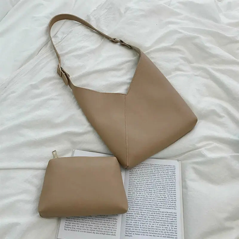 Women Leather Handbag Messenger Crossbody Bag Lady Casual Shoulder Purse