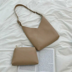 Women Leather Handbag Messenger Crossbody Bag Lady Casual Shoulder Purse