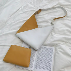 Women Leather Handbag Messenger Crossbody Bag Lady Casual Shoulder Purse