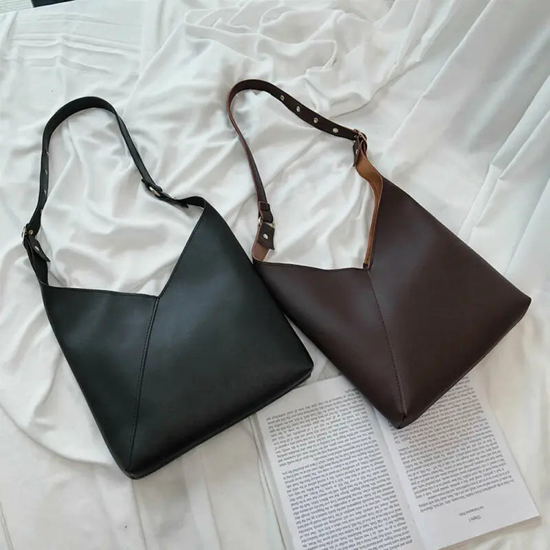 Women Leather Handbag Messenger Crossbody Bag Lady Casual Shoulder Purse