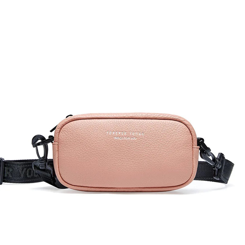 Top Leather Messenger Bag Shoulder Purse Women Crossbody Bag