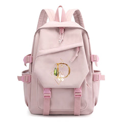 Pink Large Capacity Laptop Backpack for Girls School Student Bag