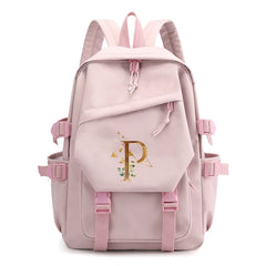 Pink Large Capacity Laptop Backpack for Girls School Student Bag