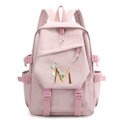 Pink Large Capacity Laptop Backpack for Girls School Student Bag