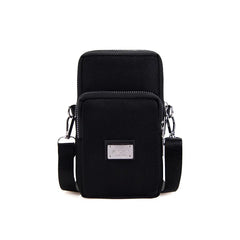 3-Layer Women Shoulder Bag High Nylon Messenger Phone Bag