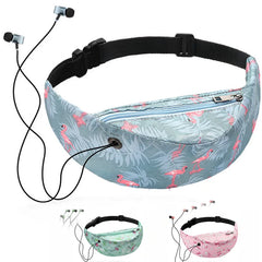 3D Colorful Print Waist bag Fanny Packs Hip Belt Bags Money Travelling