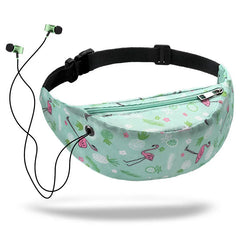 3D Colorful Print Waist bag Fanny Packs Hip Belt Bags Money Travelling