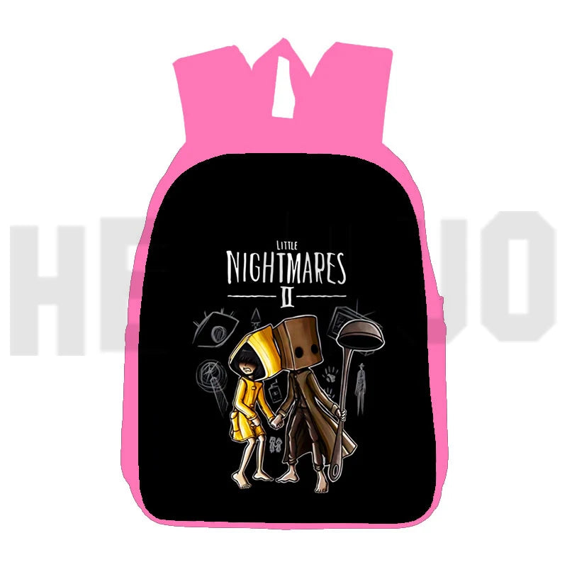 3D Print Little Nightmares 2 Backpacks Canvas Bookbag