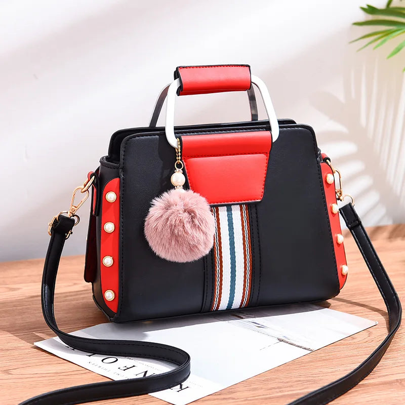 Summer Contrast Shoulder Handbag Women's Messenger Bag
