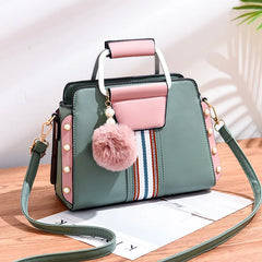 Summer Contrast Shoulder Handbag Women's Messenger Bag
