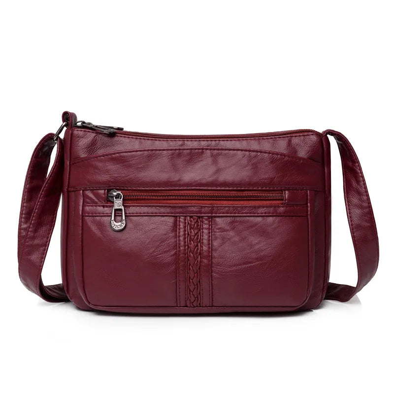 High Capacity Womens Shoulder Bags High Pu Leather Women Handbag
