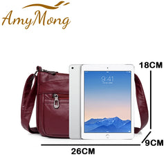 High Capacity Womens Shoulder Bags High Pu Leather Women Handbag