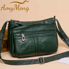 High Capacity Womens Shoulder Bags High Pu Leather Women Handbag