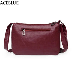 Solid Messenger Bag High Capacity Shoulder Bags Women Handbag