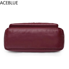 Solid Messenger Bag High Capacity Shoulder Bags Women Handbag