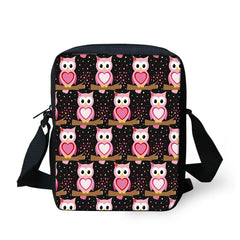 Anime Owl Messenger Bag For Boys Girls Casual Shoulder Bag