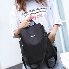 Waterproof Anti-theft Backpack for Women Teenage Girls Casual School Bag