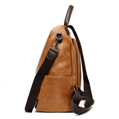 Anti-theft Women Backpacks PU Leather Travel Backpack Ladies