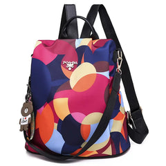 Waterproof Oxford Women Backpack Large Capacity Anti-theft Design