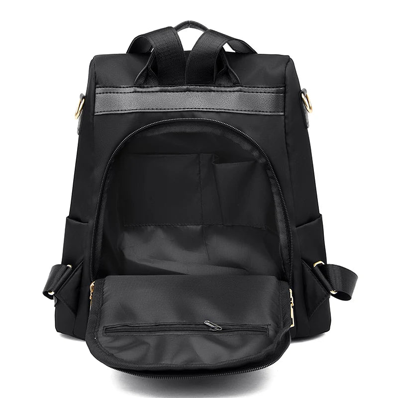Anti-Theft Women Backpack Oxford Cloth Shoulder Bag for Teenagers Large Capacity