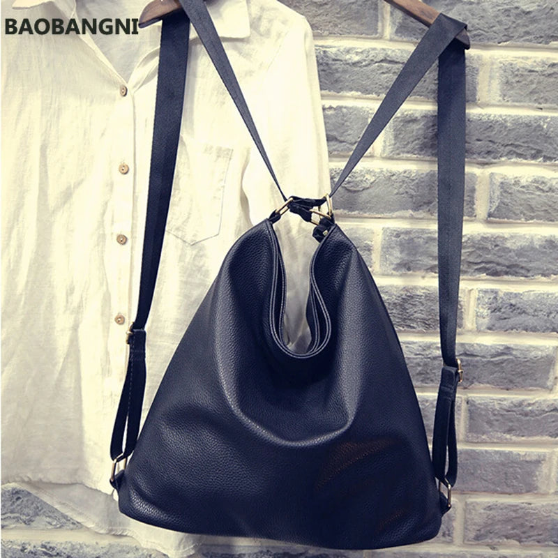 Autumn PU Leather Crossbody Bag Large Capacity Casual Handbag for Women