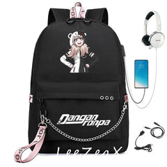 Danganronpa Monokuma Backpack Kids Boys Girls School Bag Travel Laptop Daypack