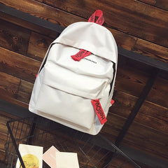 Canvas Women Backpack Anti-theft Shoulder Bag School Bag For Teenager Girls