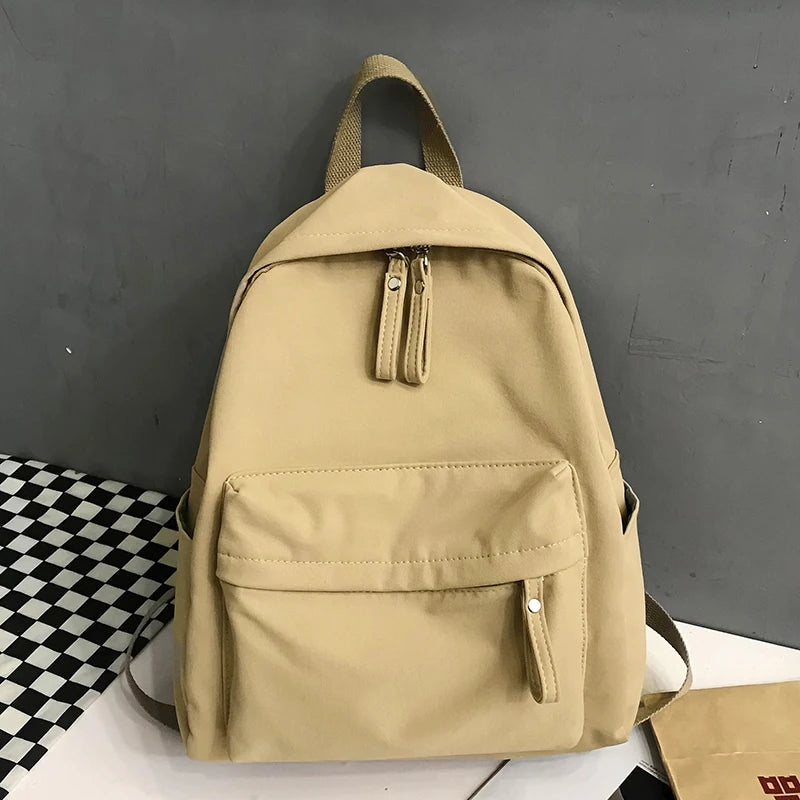 Canvas Women Backpack Anti-theft Shoulder Bag For Girls