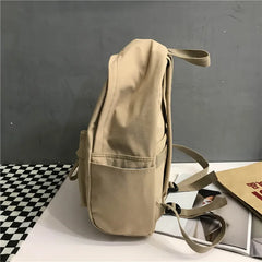 Canvas Women Backpack Shoulder Bag Anti-theft